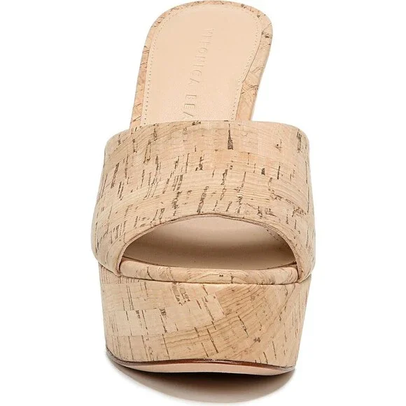 Veronica Beard Dali H0002N1-200 Sandal Womens US 11 Brown Platform Wedge JOBB522 - Picture 14 of 15